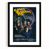 Retro Wall Art - Space Raiders Movie Poster - 80s Sci-Fi Vintage Prints