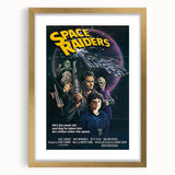 Retro Wall Art - Space Raiders Movie Poster - 80s Sci-Fi Vintage Prints