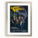 Retro Wall Art - Space Raiders Movie Poster - 80s Sci-Fi Vintage Prints