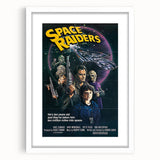 Retro Wall Art - Space Raiders Movie Poster - 80s Sci-Fi Vintage Prints