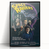 Retro Wall Art - Space Raiders Movie Poster - 80s Sci-Fi Vintage Prints