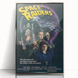 Retro Wall Art - Space Raiders Movie Poster - 80s Sci-Fi Vintage Prints