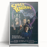 Retro Wall Art - Space Raiders Movie Poster - 80s Sci-Fi Vintage Prints