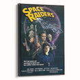 Retro Wall Art - Space Raiders Movie Poster - 80s Sci-Fi Vintage Prints