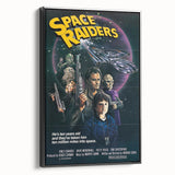 Retro Wall Art - Space Raiders Movie Poster - 80s Sci-Fi Vintage Prints