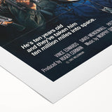 Retro Wall Art - Space Raiders Movie Poster - 80s Sci-Fi Vintage Prints