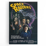 Retro Wall Art - Space Raiders Movie Poster - 80s Sci-Fi Vintage Prints