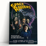 Retro Wall Art - Space Raiders Movie Poster - 80s Sci-Fi Vintage Prints