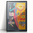 Retro Las Vegas Travel Poster – Vintage Prints & Mid-Century Art