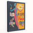Retro Las Vegas Travel Poster – Vintage Prints & Mid-Century Art
