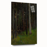Realism Art Prints - Two in Forest by László Mednyánszky
