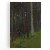 Realism Art Prints - Two in Forest by László Mednyánszky