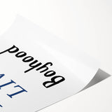 Long Live Boyhood – Inspiring Boys Room Wall Art Print