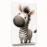 Safari Zebra Nursery Wall Art - Children's Wall Art Print
