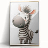 Safari Zebra Nursery Wall Art - Children's Wall Art Print