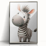 Safari Zebra Nursery Wall Art - Children's Wall Art Print