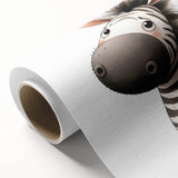 Safari Zebra Nursery Wall Art - Children's Wall Art Print