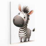 Safari Zebra Nursery Wall Art - Children's Wall Art Print