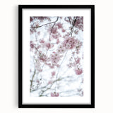 Extra large abstract art print featuring colorful, textured swirls on a black framed canvas, ideal for living room decor.