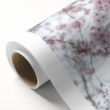 Art Deco poster of spring season on rolled canvas, featuring pastel shades, perfect for nursery wall art.