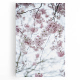 Black and white abstract depiction of spring on a large stretched canvas, suitable for kitchen wall art.