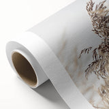 Art deco poster featuring a stylized summer scene in soft pastel tones on rolled canvas, ideal for nursery wall art.