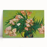 Large black and white stretched canvas print of Van Gogh's painting, ideal for kitchen wall art.