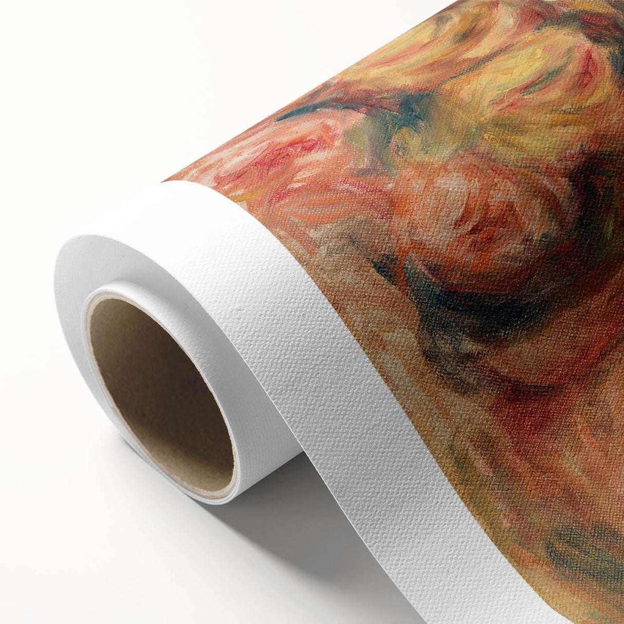 Elegant Impressionism Wall Art – Renoir’s Feminine Portrait