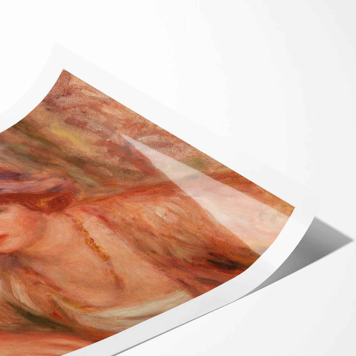 Elegant Impressionism Wall Art – Renoir’s Feminine Portrait