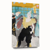 Modern Wall Art: The Clownesse - Vibrant Belle Époque Scene