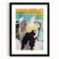 Modern Wall Art: The Clownesse - Vibrant Belle Époque Scene