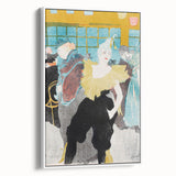 Modern Wall Art: The Clownesse - Vibrant Belle Époque Scene
