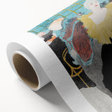 Modern Wall Art: The Clownesse - Vibrant Belle Époque Scene