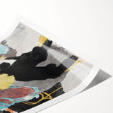 Modern Wall Art: The Clownesse - Vibrant Belle Époque Scene