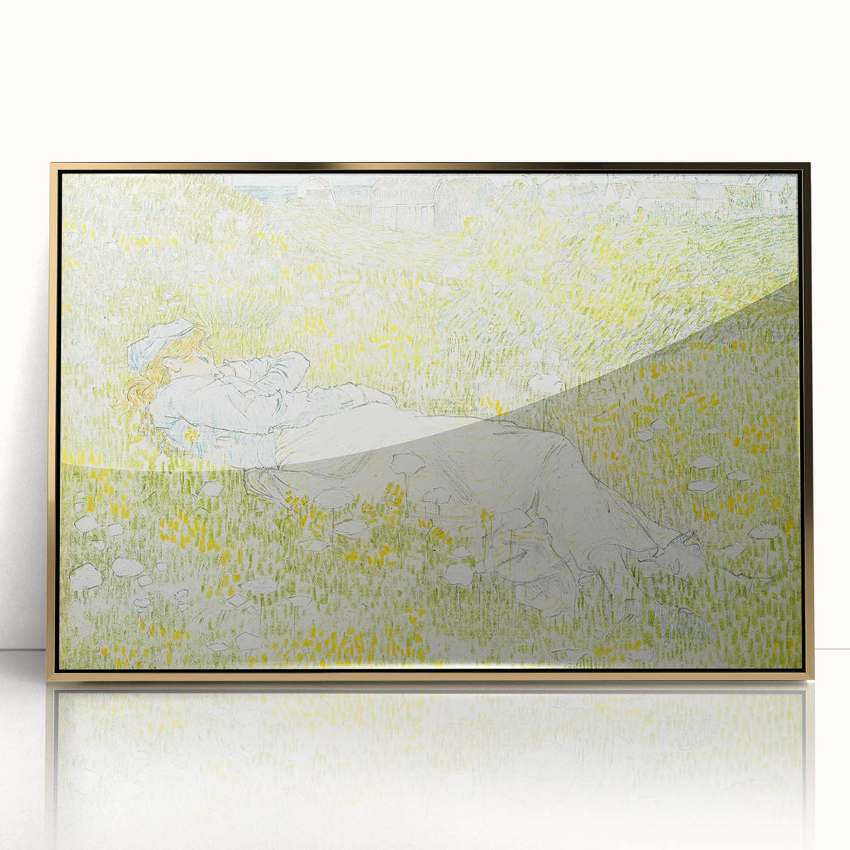 Serene Impressionist Landscape – Toorop’s Peaceful Meadow Scene
