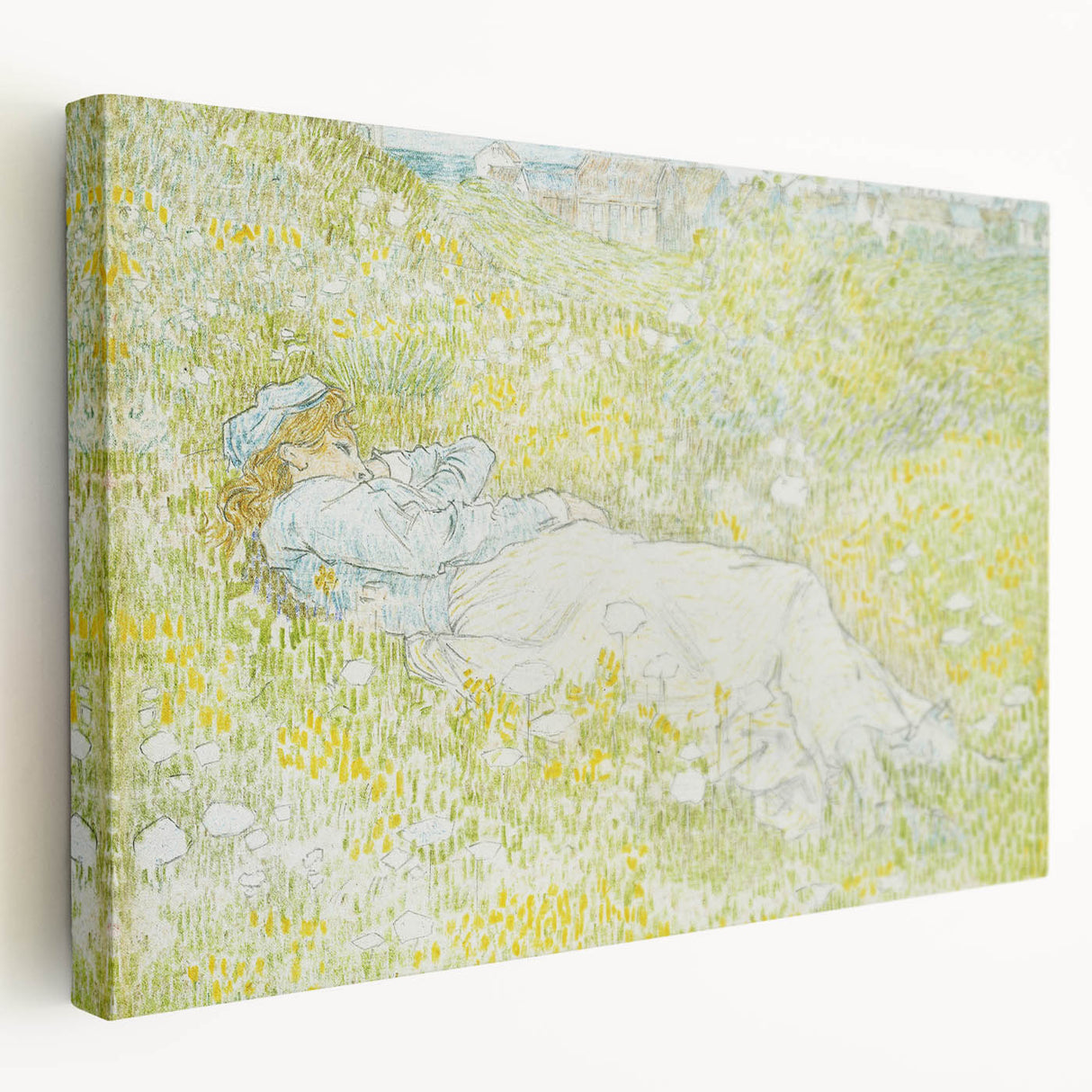 Serene Impressionist Landscape – Toorop’s Peaceful Meadow Scene