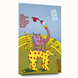 Modern Wall Art: Central Pennsylvania Festival Poster - Playful Design