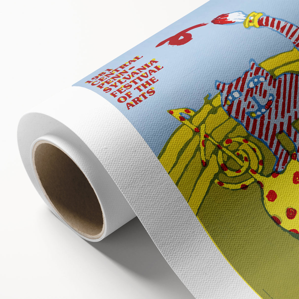 Modern Wall Art: Central Pennsylvania Festival Poster - Playful Design