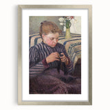 Impressionist Portrait - Pissarro’s ‘Woman Mending’ Wall Decor