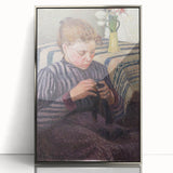 Impressionist Portrait - Pissarro’s ‘Woman Mending’ Wall Decor