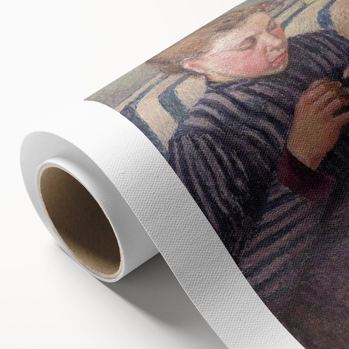 Impressionist Portrait - Pissarro’s ‘Woman Mending’ Wall Decor