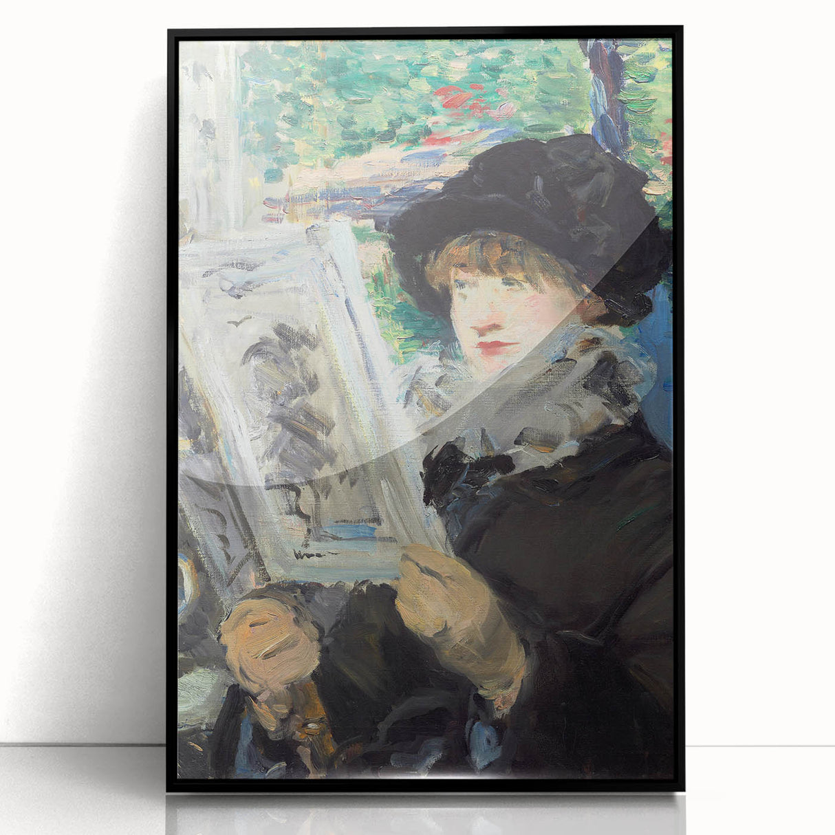 Impressionist Portrait - Manet’s ‘Woman Reading’ Wall Art
