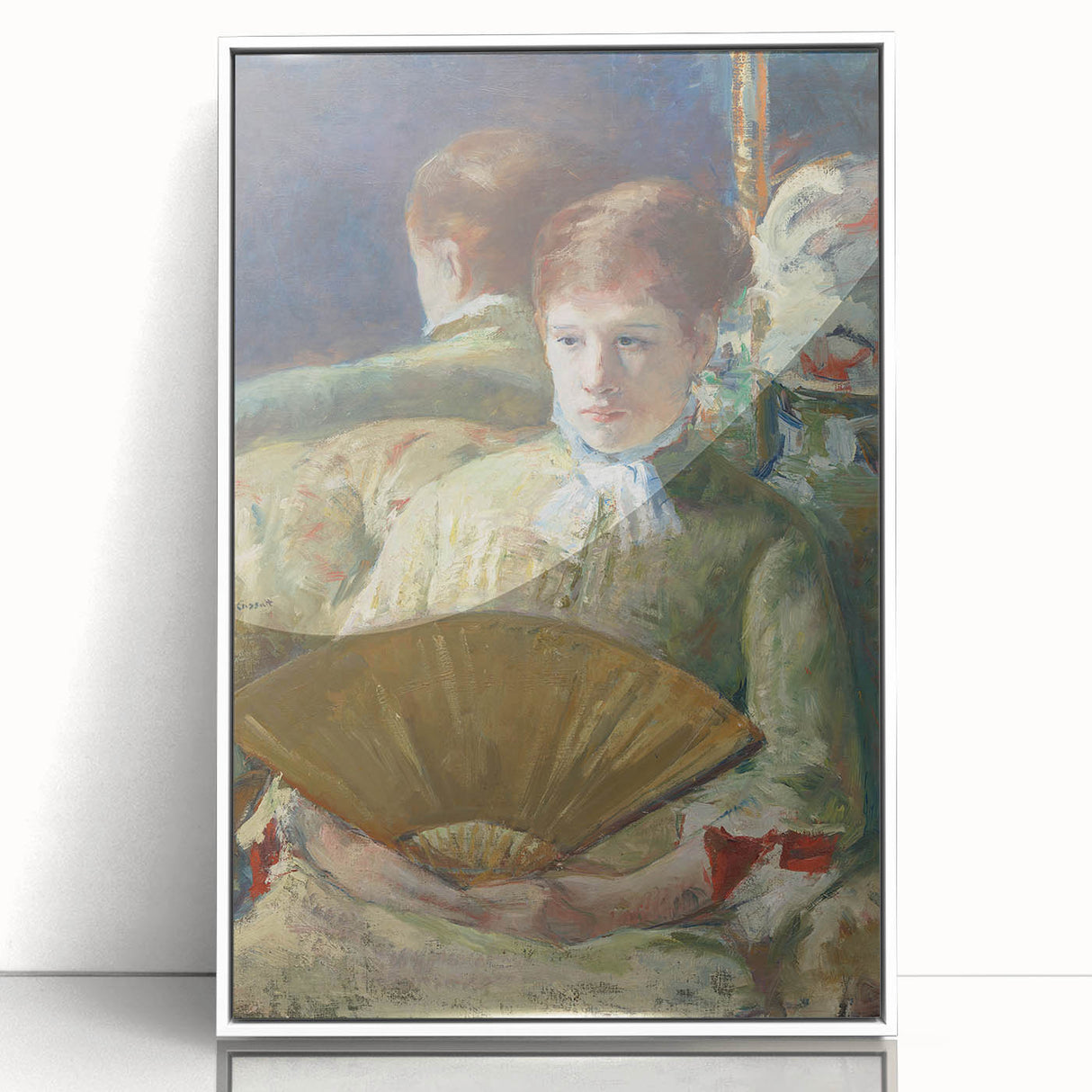 Impressionist Portrait - Cassatt’s ‘Woman with a Fan’ Wall Art