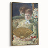 Impressionist Portrait - Cassatt’s ‘Woman with a Fan’ Wall Art