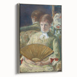 Impressionist Portrait - Cassatt’s ‘Woman with a Fan’ Wall Art