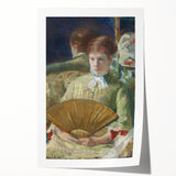 Impressionist Portrait - Cassatt’s ‘Woman with a Fan’ Wall Art