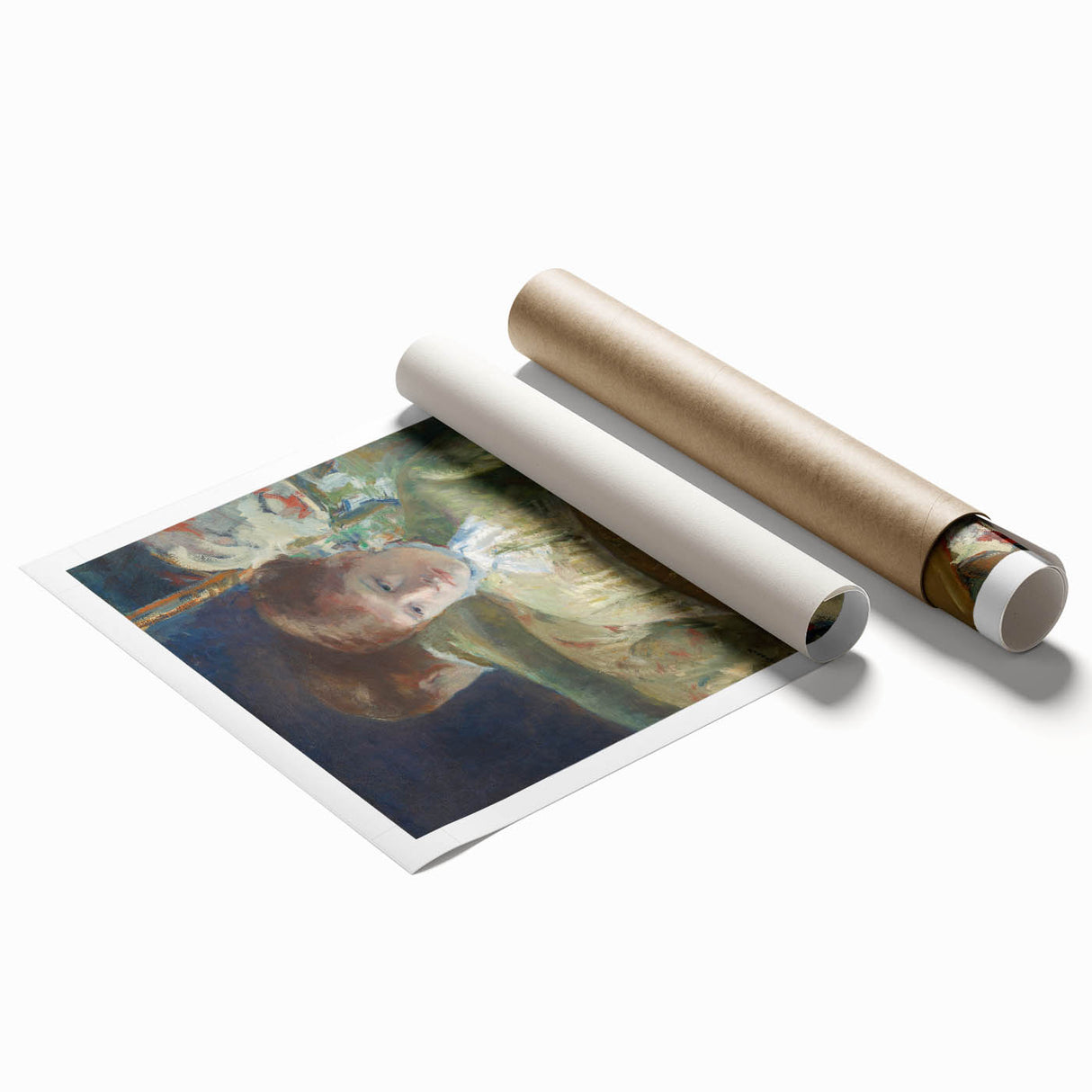 Impressionist Portrait - Cassatt’s ‘Woman with a Fan’ Wall Art