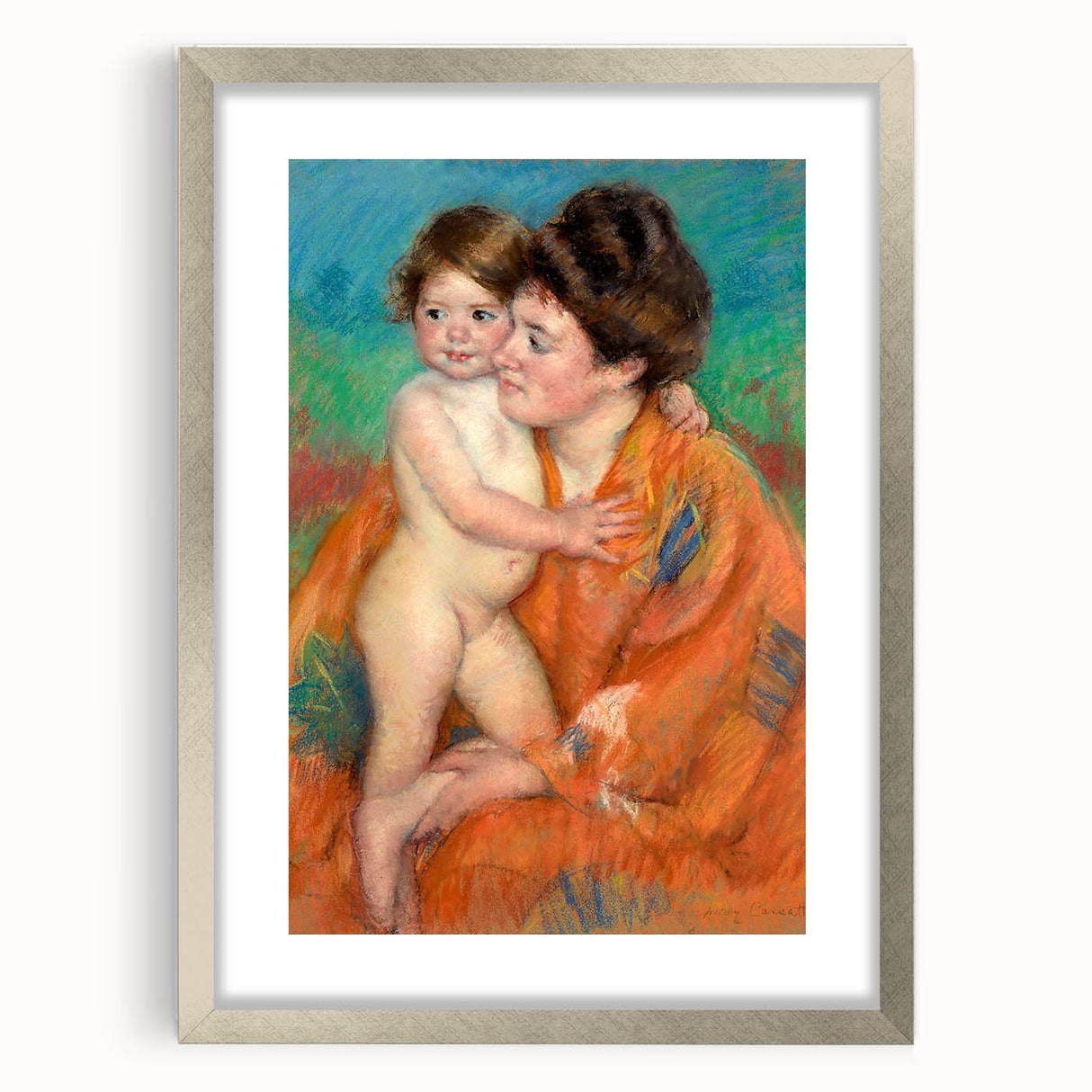 Impressionist Motherhood - Cassatt’s ‘Woman with Baby’ Wall Art