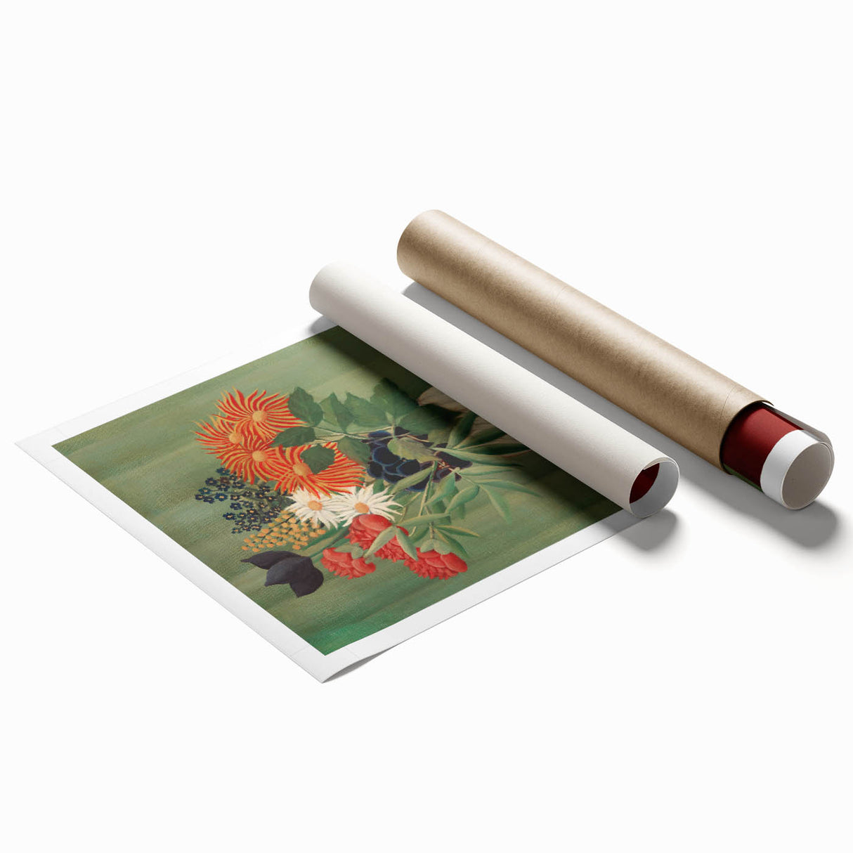 Modern Wall Art: Bouquet of Flowers - Vibrant Still Life