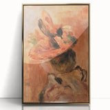 Impressionist Portrait - Renoir’s ‘Woman’s Head with Red Hat’ Art